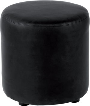 Pouf Dalton rond dia 40 - noir