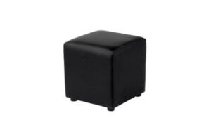 Pouf Dalton carré L40 - noir