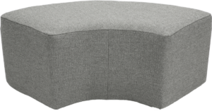 Pouf Tweed 1/4 rond