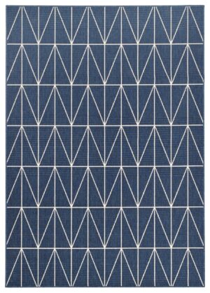 Tapis Zag 200x290 cm - bleu