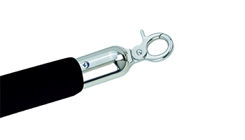 Noir - Embout Chrome