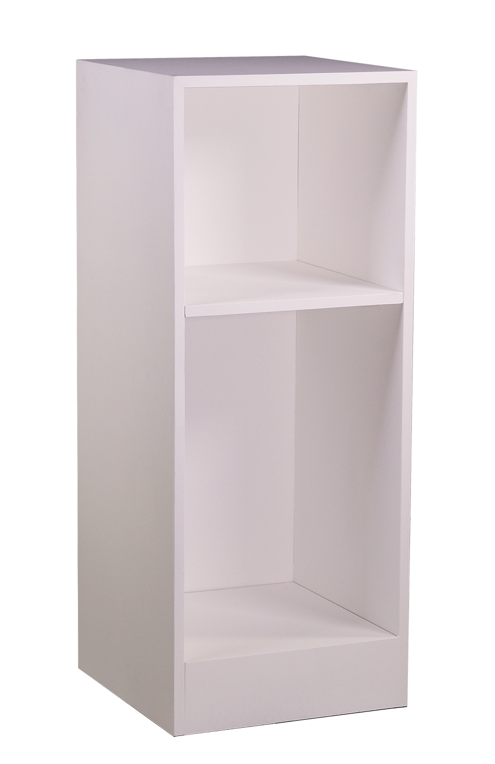 Stèle en bois H100 40x40 3  faces - blanc