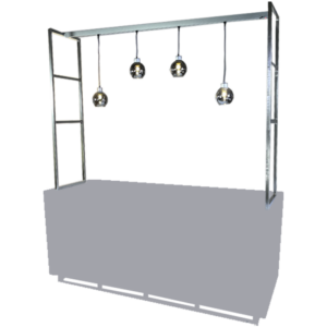 Echelles et lampes globes Up