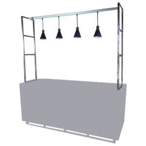 Echelles et lampes triangulaires Up