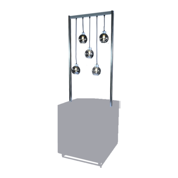 Mâts et 5 lampes globes Up L80