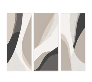 Visuel mural - Abstrait tryptique