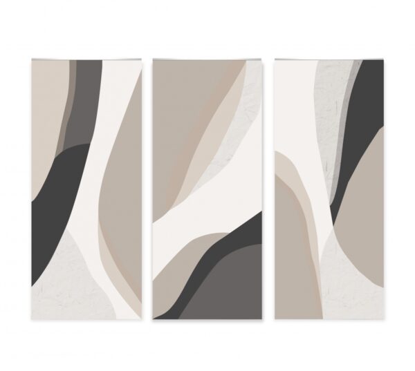 Visuel mural - Abstrait tryptique
