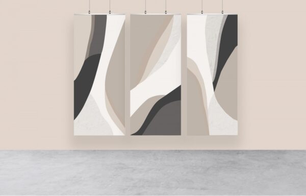 Visuel mural - Abstrait tryptique - Image 4