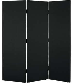 Paravent Sofia - noir H 180 cm